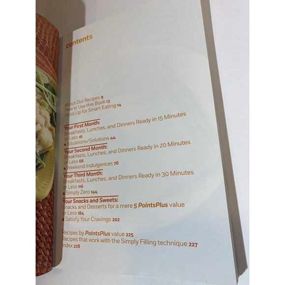 2002 PointsPlus Weight Watchers What To Eat Now Cookbook 150 Recipes - Picture 3 of 6